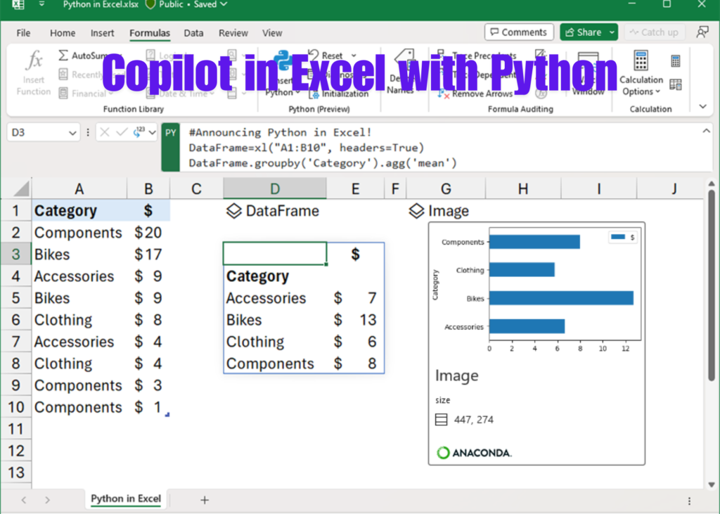 Python in Excel